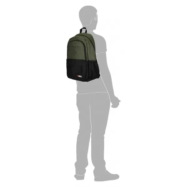  Batoh ENRICO BENETTI HAMBURG NOTEBOOK BACKPACK 23 L OLIVE 