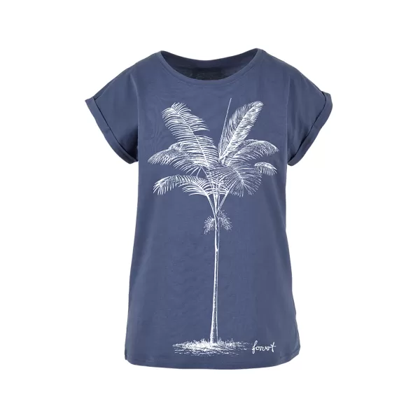  Dámské triko BRANDIT 8678 VINTAGE BLUE 