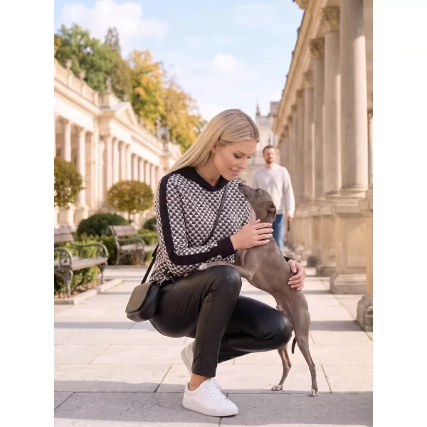  Dámská mikina ALTISPORT GILL ČERNÁ/BÍLÁ 