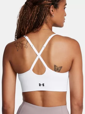 Dámská podprsenka UNDER ARMOUR VANISH SEAMLESS LOW BRA 1384417-100 BÍLÁ