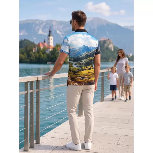  Pánské funkční triko s límečkem premium ALTISPORT VOJ/ALM116TR05 HORY 