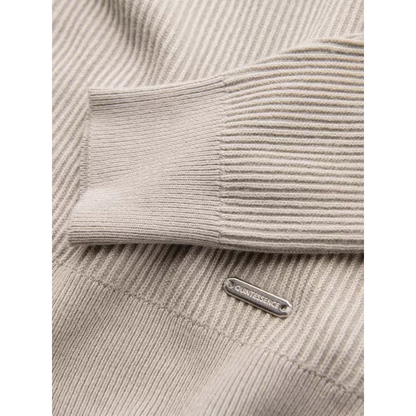  Pánský svetr OMBRE OM-SWSW-0182 BEIGE 