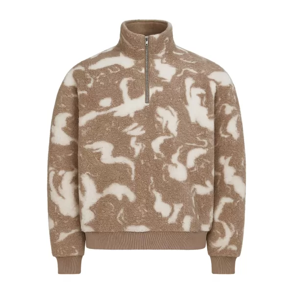  Pánská mikina URBAN CLASSICS TB8024 SAND SWIRL 