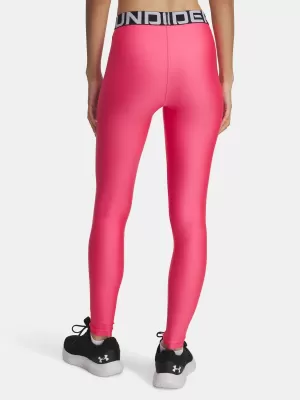 Dámské legíny UNDER ARMOUR UA HG LEGGING 1383559-672 RŮŽOVÁ