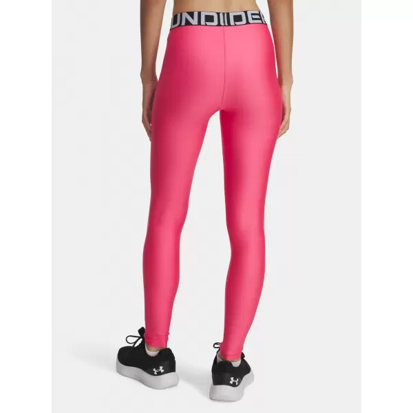  Dámské legíny UNDER ARMOUR UA HG LEGGING 1383559-672 RŮŽOVÁ 