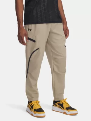 Pánské sportovní kalhoty UNDER ARMOUR UA UNSTOPPABLE CARGO PANT 1390256-299 HNĚDÁ