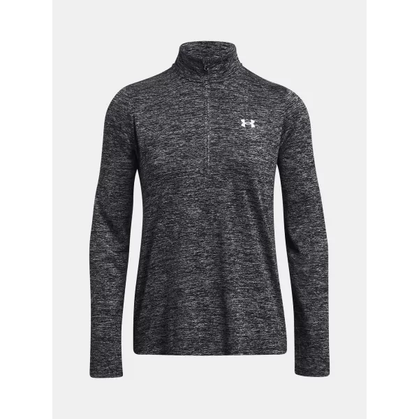  Dámská mikina UNDER ARMOUR  TECH 1/2 ZIP- TWIST ČERNÁ 