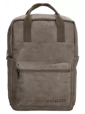 Batoh ENRICO BENETTI ROTTERDAM 13 NOTEBOOK BACKPACK MEDIUM TAUPE