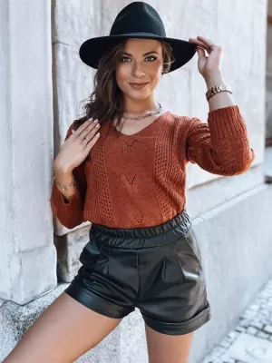 Dámský svetr DSTREET DARIA KARAMELOVÁ