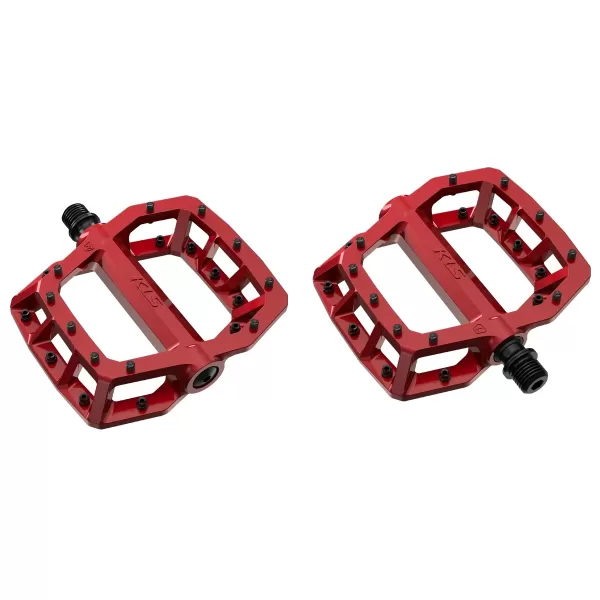  Pedál KLS FLAT 50  023 red RED 