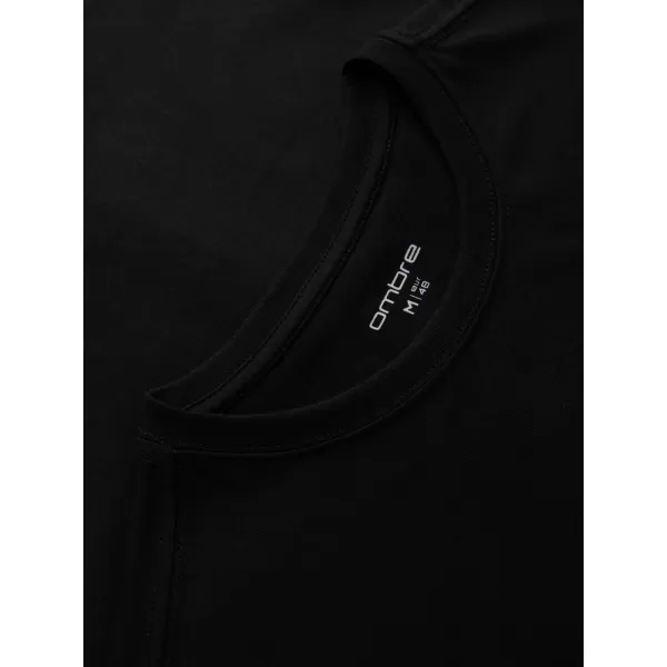  Pánské triko OMBRE OM-TSPT-0248 BLACK 