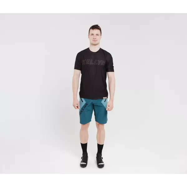  Pánský Enduro dres  KELLYS TYRION 2 krátky rukáv black- S BLACK 