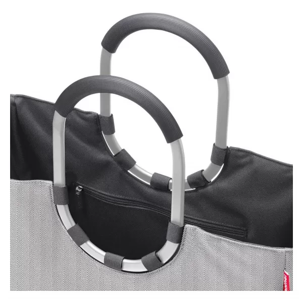  Kabelka REISENTHEL LOOPSHOPPER L HERRINGBONE GREY 