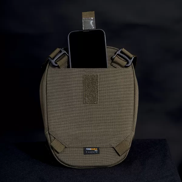  Pouzdro PENTAGON CONSUL VERTICAL SLING POUCH K16114 BROWN GREY 
