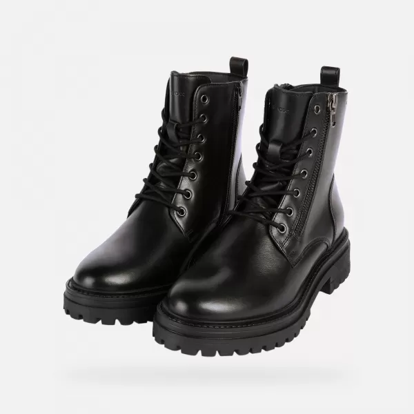  Dámské boty GEOX IRIDEA G004094 ČERNÁ 