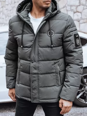 Pánská bunda DSTREET TMAVĚ ŠEDÁ