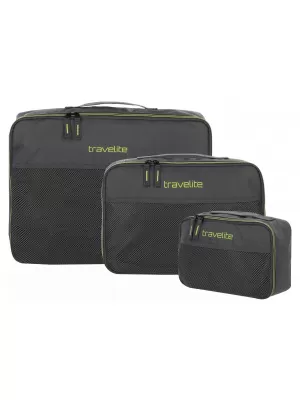 Obal TRAVELITE PACKING CUBES S,M,L ANTHRACITE