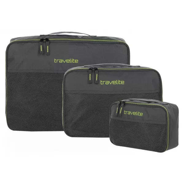 Obal TRAVELITE PACKING CUBES S,M,L ANTHRACITE 