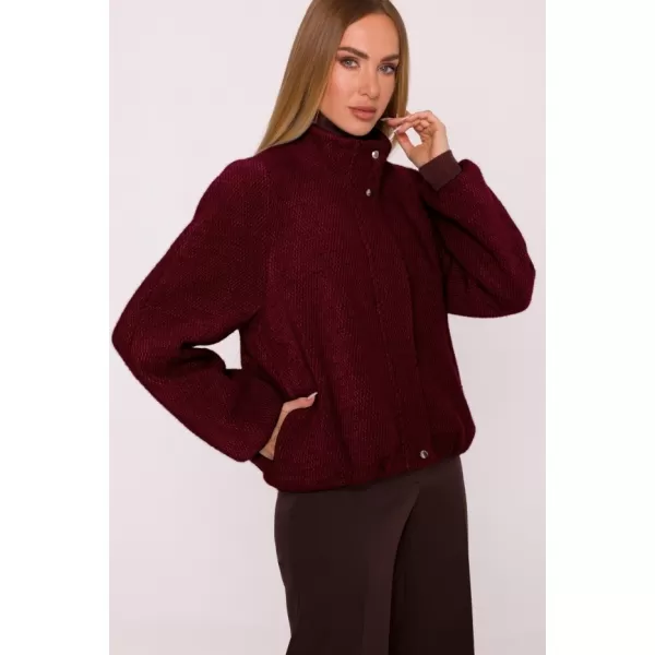  Dámský kabát MOE M885 MAROON 