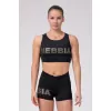 NEBBIA Gold Mesh mini top 830 BLACK