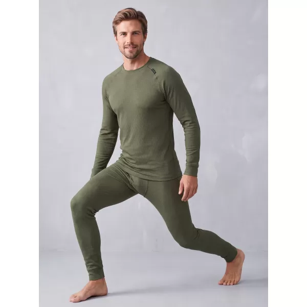  Pánský termo set  ALTISPORT GAIN KHAKI/ČERNÁ 