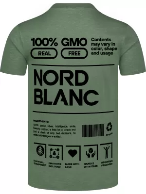Pánské triko NORDBLANC CERTAINTY NBSMT8165 ZELENÁ