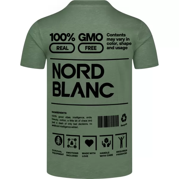  Pánské triko NORDBLANC CERTAINTY NBSMT8165 ZELENÁ 