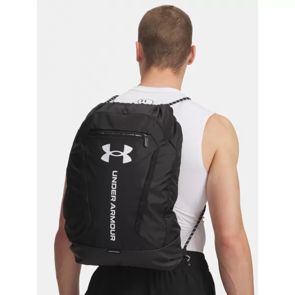  Vak UNDER ARMOUR UA HUSTLE SACKPACK 6000519-001 ČERNÁ 