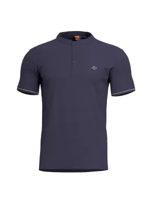 Pánské triko PENTAGON LEVANTES HENLEY T-SHIRT STRIPES K09025 NAVY BLUE