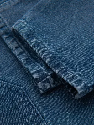 Pánské kalhoty OMBRE OM-PADP-0250 BLUE