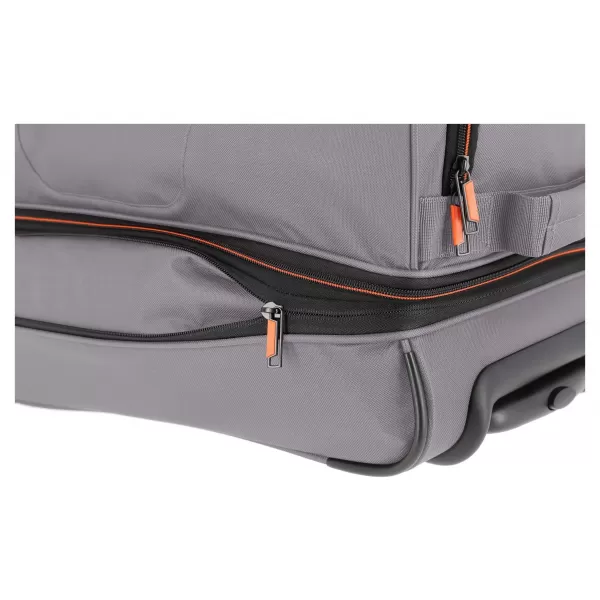  Taška TRAVELITE BASICS WHEELED DUFFLE S GREY/ORANGE 