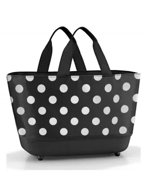 Skládací košík REISENTHEL SHOPPINGBASKET DOTS WHITE