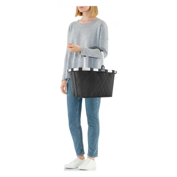  Skládací košík REISENTHEL CARRYBAG RHOMBUS BLACK 