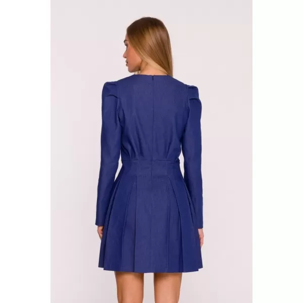  Dámské šaty MOE M884 BLUE 