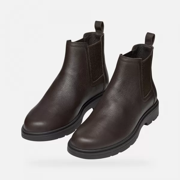  Pánské boty GEOX SPHERICA EC1 G006535 TMAVĚ HNĚDÁ 