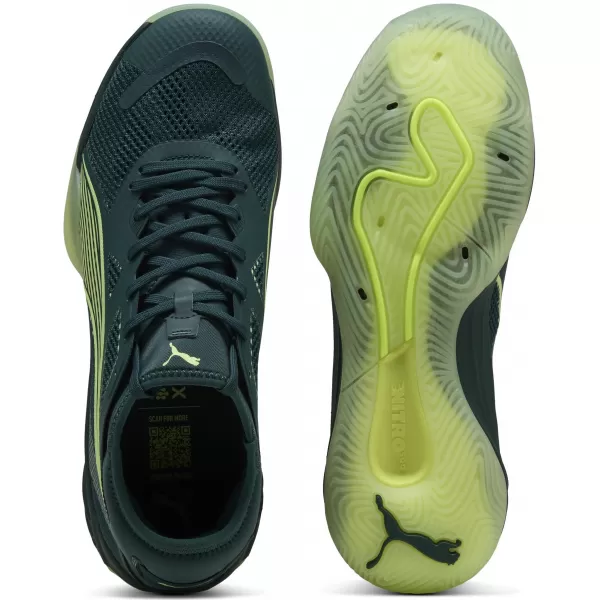  Pánské boty PUMA ELIMINATE NITRO SQD 4 10843801 GREEN/FIZZY/WHITE/SILVER 