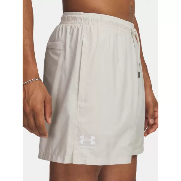 Pánské kraťasy UNDER ARMOUR UA ICON VOLLEY SHORT 1377191-110 BÍLÁ 