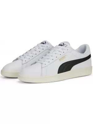 Pánské boty PUMA SMASH 3.0 L 39098703 PUMA WHITE/BLACK/GOLD/IVORY