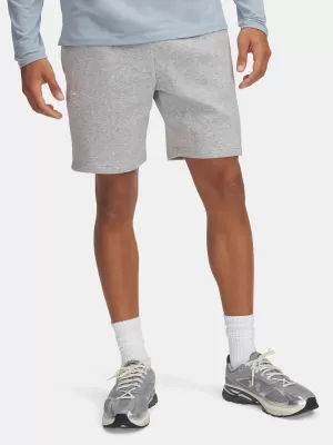 Pánské kraťasy UNDER ARMOUR UA ICON FLEECE SHORT 1380377-011 ŠEDÁ