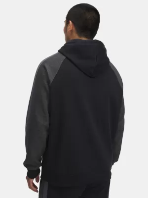 Pánská mikina UNDER ARMOUR RIVAL FLC CB HOOD ČERNÁ
