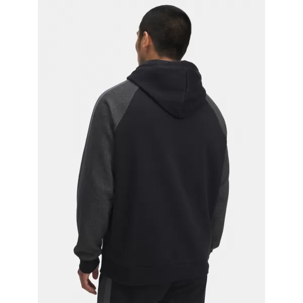  Pánská mikina UNDER ARMOUR RIVAL FLC CB HOOD ČERNÁ 