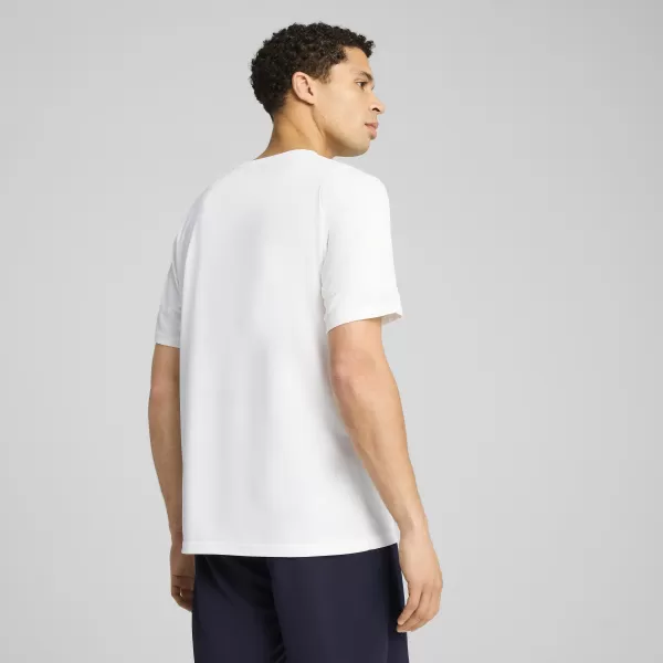  Pánský dres PUMA TEAMCUP TRAINING JERSEY 659167_04 PUMA WHITE/PUMA SILVER 