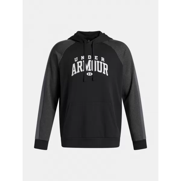  Pánská mikina UNDER ARMOUR RIVAL FLC CB HOOD ČERNÁ 