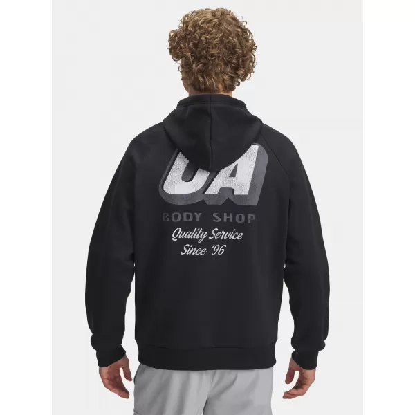  Pánská mikina UNDER ARMOUR UA RIVAL FLEECE HBR LOGO HD 6003955-001 ČERNÁ 