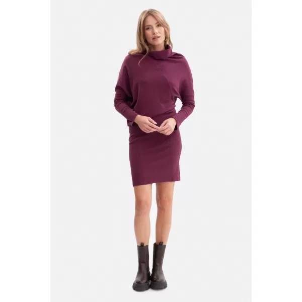  Dámské šaty BEWEAR B309 PLUM 