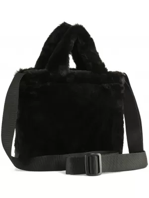 Dámská taška PUMA UP FAUX FUR MINI SHOPPER BAG 09171301 PUMA BLACK