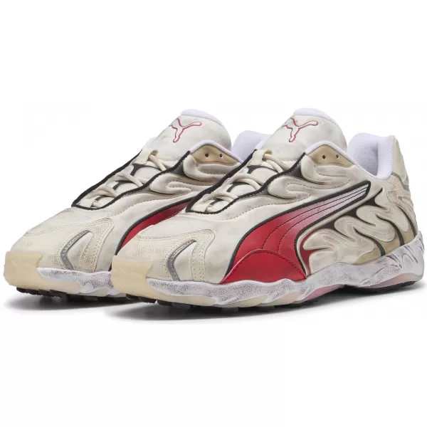  Pánské boty PUMA INHALE DISTRESSED 40453202 ALPINE SNOW/FOR ALL TIME RED 
