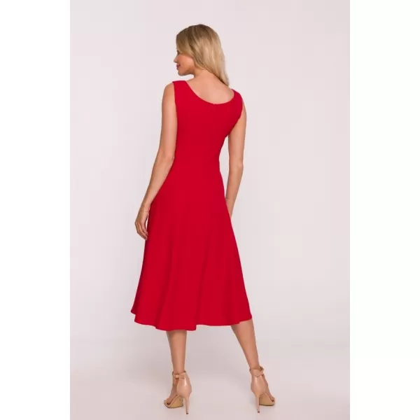  Dámské šaty STYLOVE S424 RED 