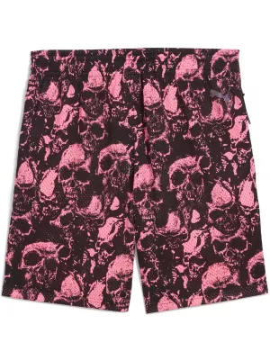 Pánské kraťasy PUMA MELO WORLD TOUR AOP 7" SHORT 63242901 SUN STRUCK/AOP