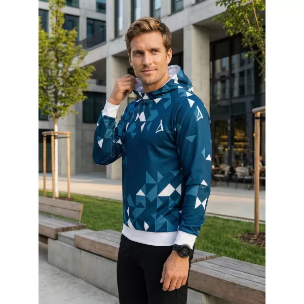  Pánská funkční mikina premium ALTISPORT VOJ/ALM108MI01 NAVY-BÍLÁ 